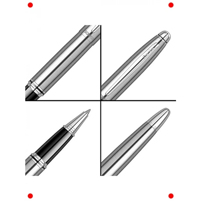 Krom Tasarımlı Şık Roller Kalem - Akıcı Yazım