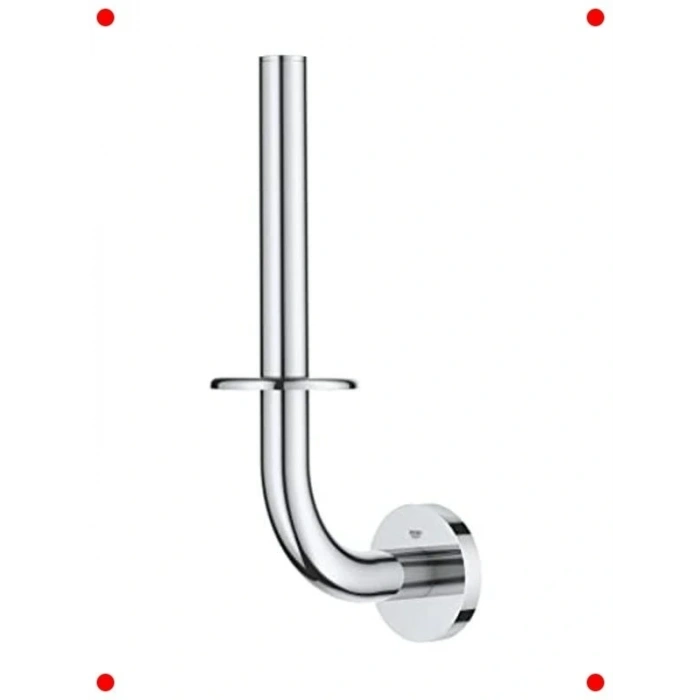 Krom Yedekli Tuvalet Kağıdı Tutucu