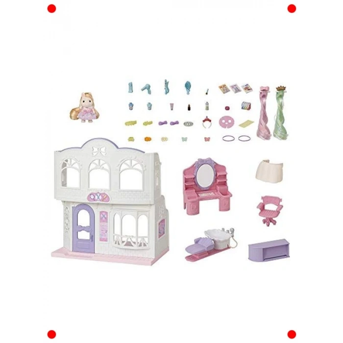 Kuaför Salonu Oyun Seti ve Saçlı Figür