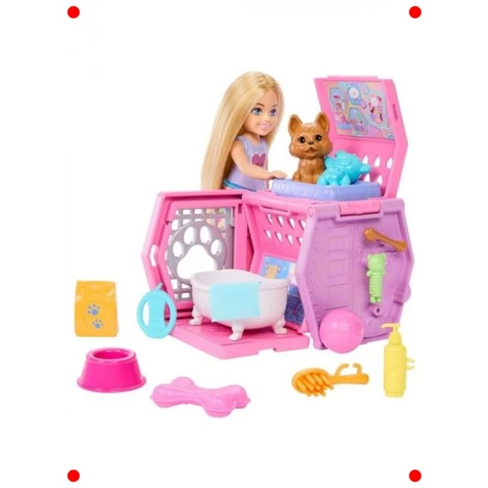 Küçük Bebek ve Köpek Taşıma Çantası Oyun Seti
