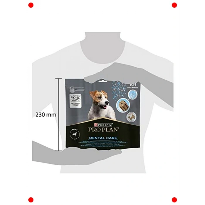 Küçük Irk Köpek Diş Sağlığı Çiğneme Ödülü 21 Adet 345 gr