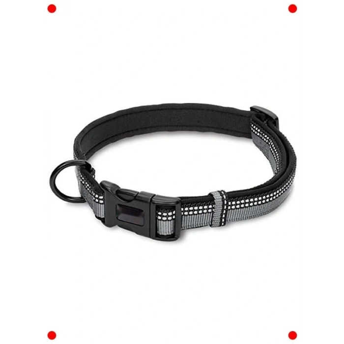 Küçük Irklar İçin Yumuşak Kontrol Tasması - Siyah