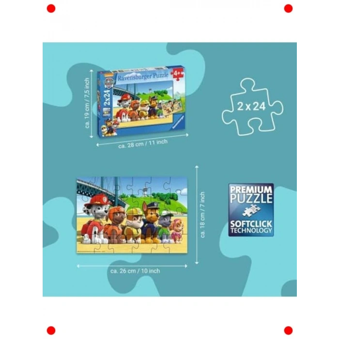 Küçük Kahramanlar 2x24 Parça Yapboz Seti