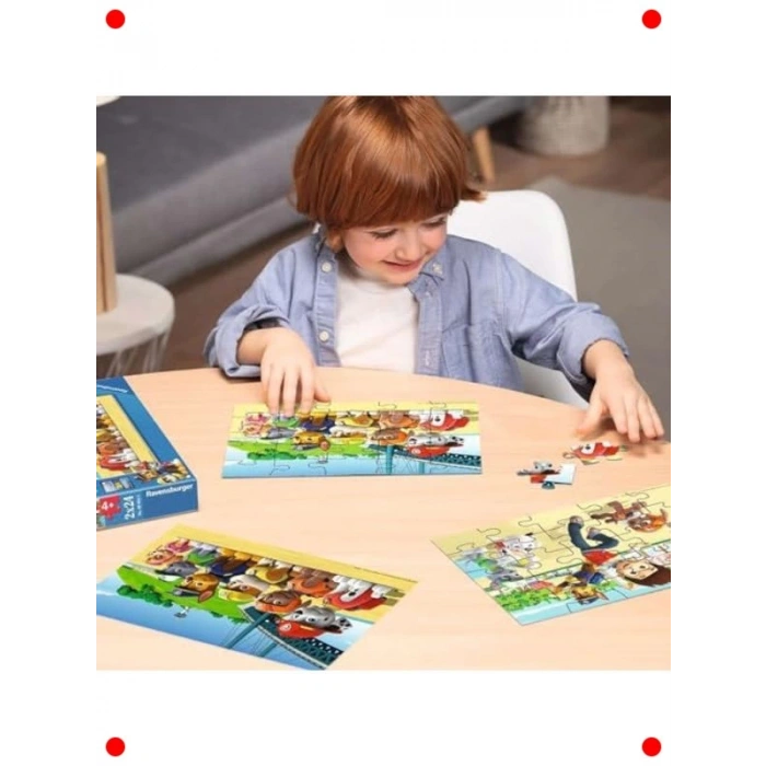 Küçük Kahramanlar 2x24 Parça Yapboz Seti