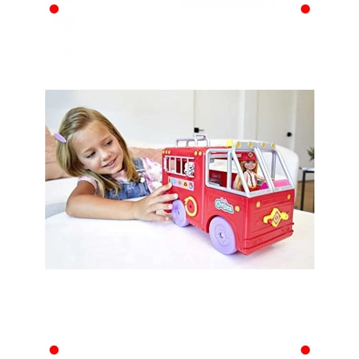 Küçük Kız Oyuncak İtfaiye Seti (15+ Parça)