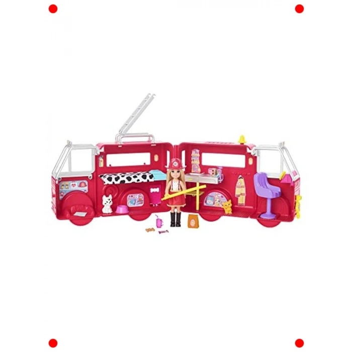 Küçük Kız Oyuncak İtfaiye Seti (15+ Parça)