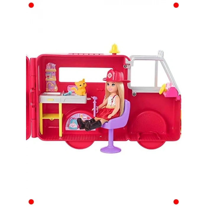 Küçük Kız Oyuncak İtfaiye Seti (15+ Parça)