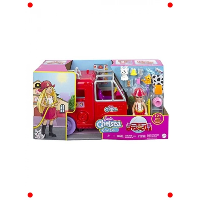 Küçük Kız Oyuncak İtfaiye Seti (15+ Parça)