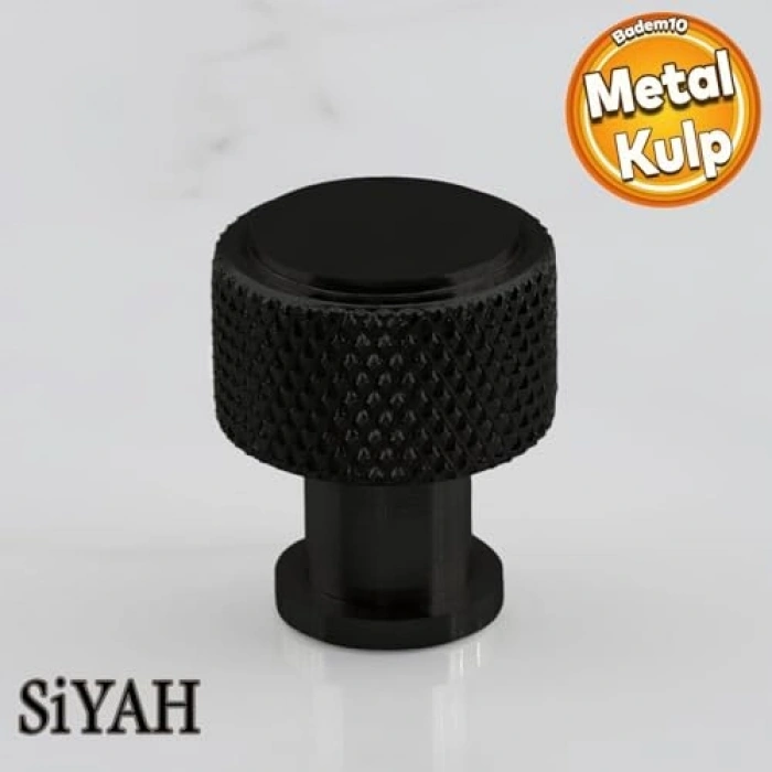 Küçük Metal Çekmece Kulp, Siyah Renk, Mutfak İçin