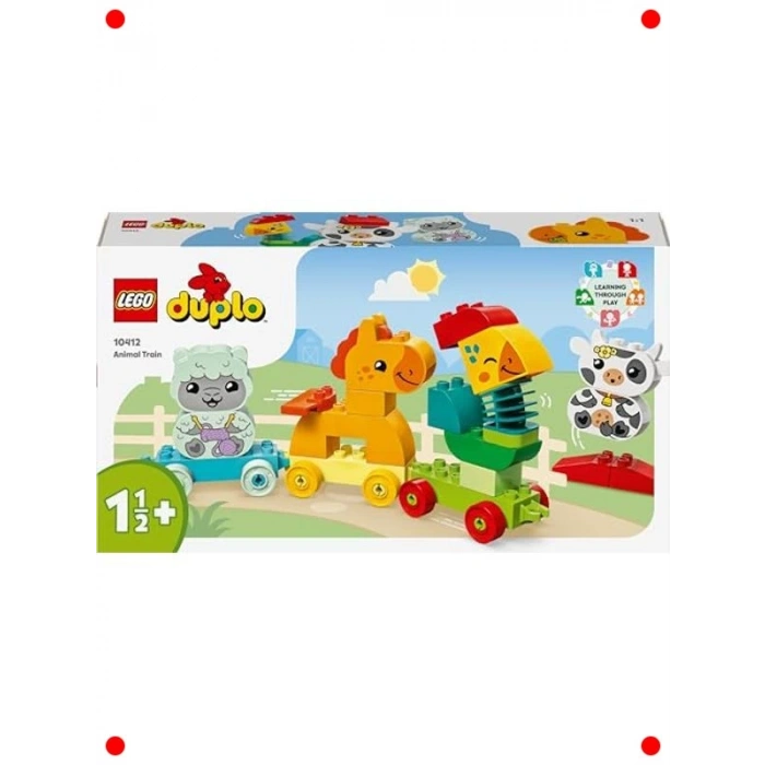 Küçükler İçin Hayvan Temalı Tren Seti (19 Parça)