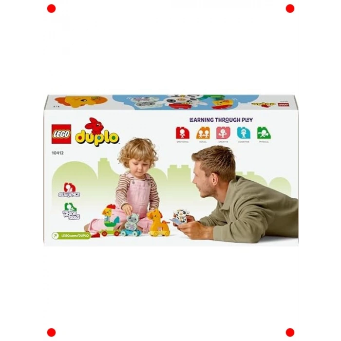 Küçükler İçin Hayvan Temalı Tren Seti (19 Parça)