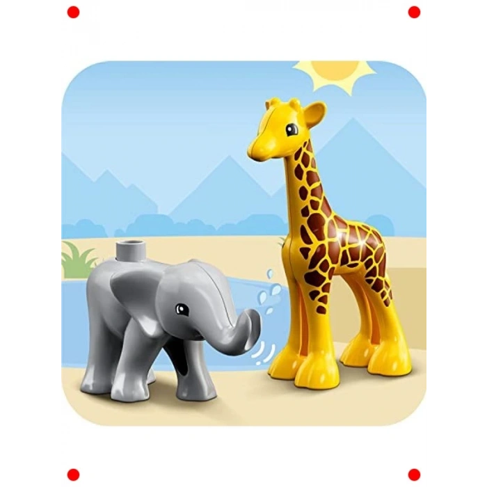 Küçükler İçin Vahşi Afrika Hayvanları Yapım Seti