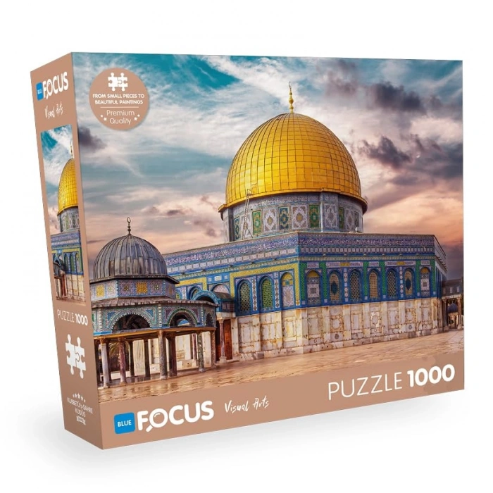 Kudüs Temalı 1000 Parça Puzzle - Detaylı Yapboz