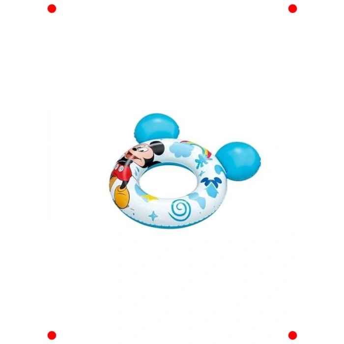 Kulaklı Şişme Yüzme Simidi - 65x66 cm