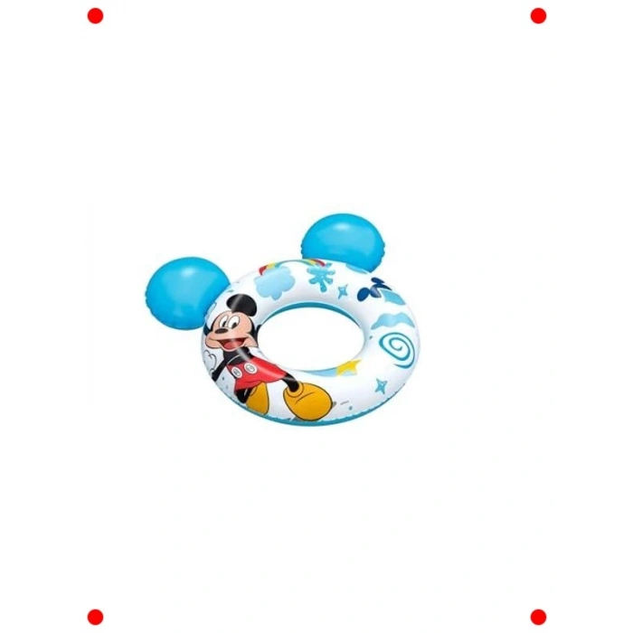 Kulaklı Şişme Yüzme Simidi - 65x66 cm