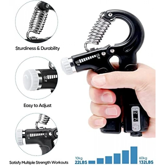 Kullanışlı Bilek Güçlendirici Egzersiz Aleti, 5li Set