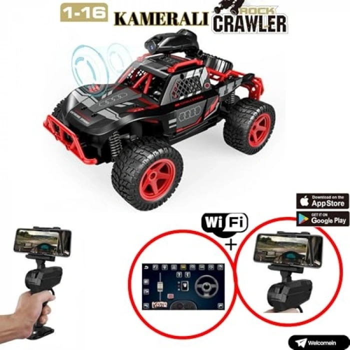 Kumandalı 1:16 Ölçekli Drift Araba, Wifi Özellikli