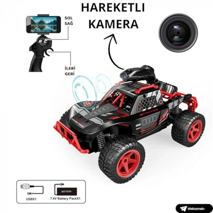 Kumandalı 1:16 Ölçekli Drift Araba, Wifi Özellikli
