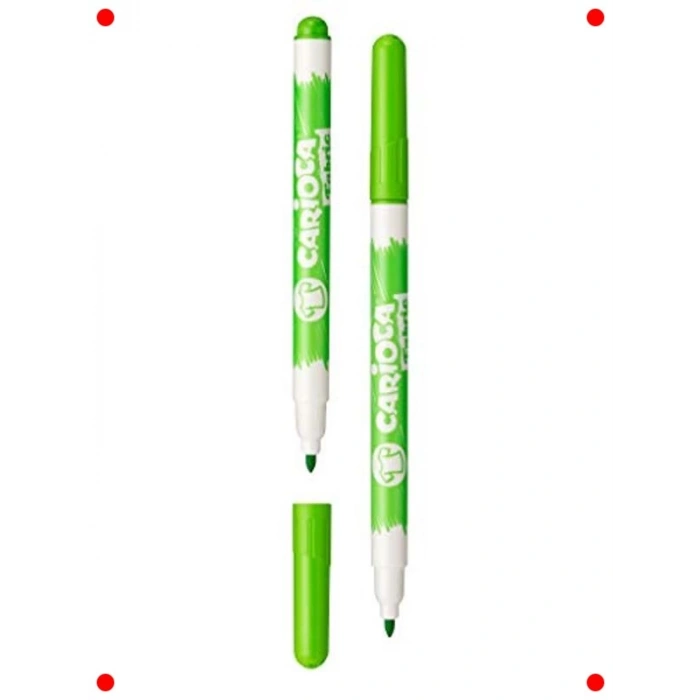 Kumaş Boya Kalemi Seti, İnce Uçlu, 10 Renk