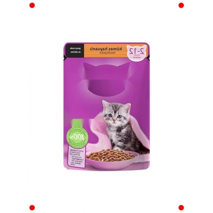 Kümes Hayvanlı Yavru Kedi Yaş Mama 85 G Tek Paket
