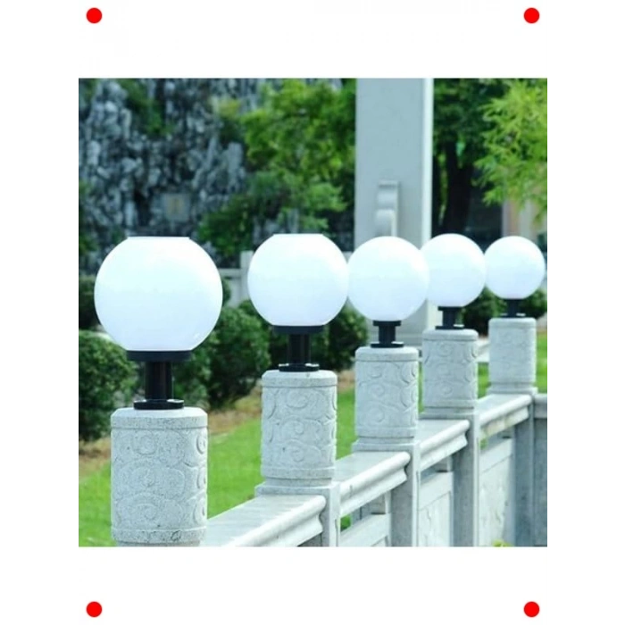 Küre Hibrit Solar LED Bahçe Lambası - Uzaktan Kumandalı