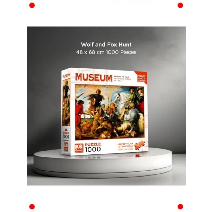 Kurt ve Tilki Avı 1000 Parça Manzara Puzzle