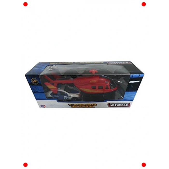 Kurtarma Araçları Seti: Helikopter ve Araba