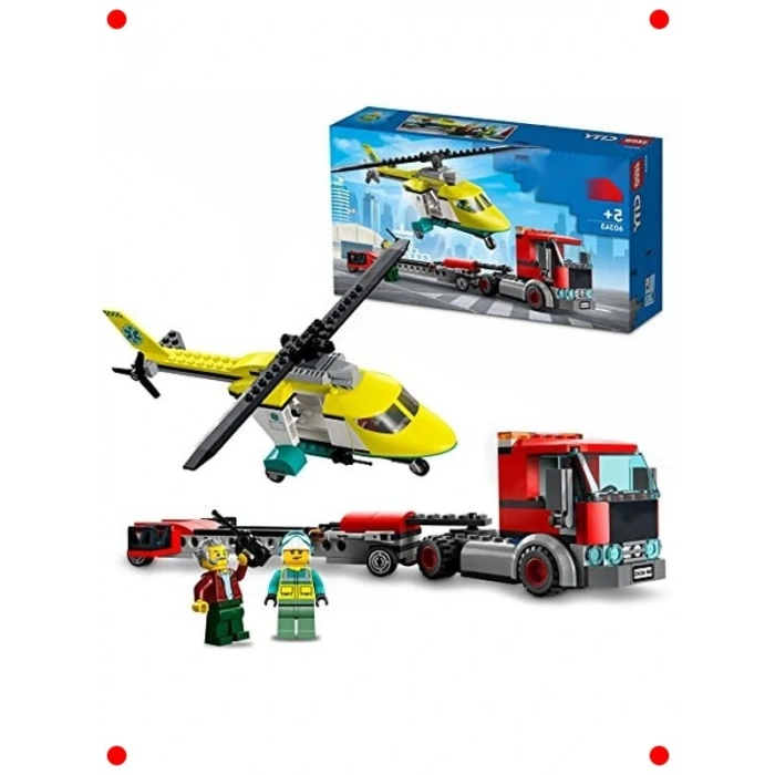 Kurtarma Helikopteri Taşıma Seti (215 Parça)