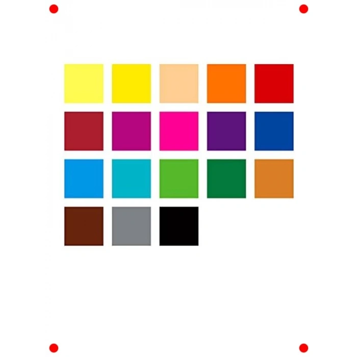 Kuru Boya Kalemi Seti - 18li, Canlı Renkler