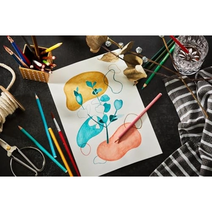 Kuru Boya Seti - 12li Paket, Çeşitli Renk Seçenekleri