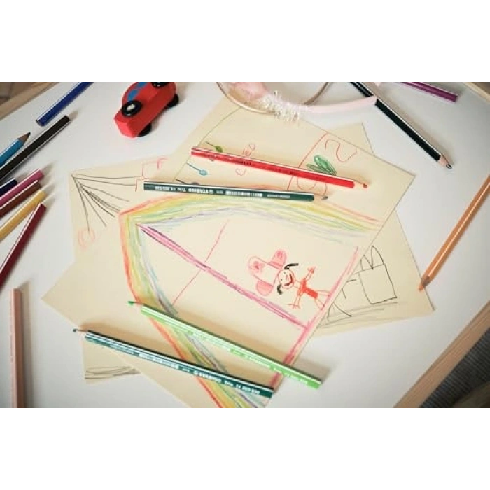 Kuru Kalem Seti, 18 Farklı Renk Seçeneği