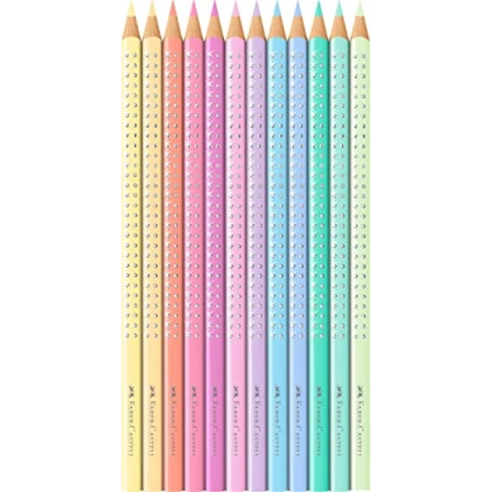 Kuru Pastel Renk Seti, 12li Ergonok Tasarımlı Metal Kutu