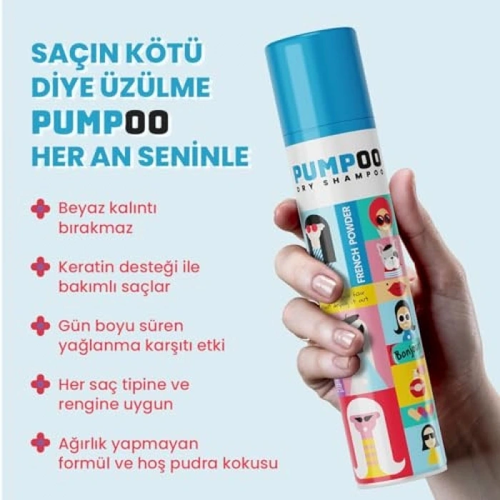 Kuru şampuan, Fransız pudrası, etkili kullanım