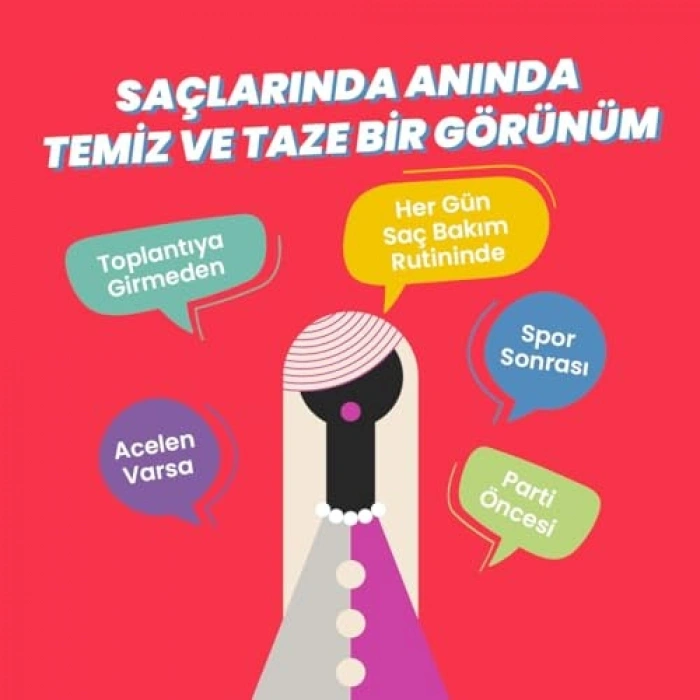 Kuru şampuan, Fransız pudrası, etkili kullanım