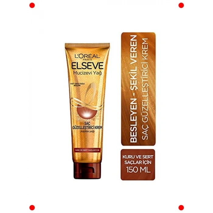 Kuru & Sert Saçlar İçin Mucizevi Onarıcı Saç Kremi 150 ml