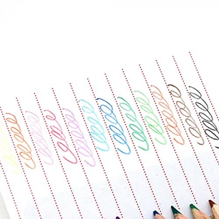 Kuru Tüplü Boya Seti, 12 Renk, Tam Boy