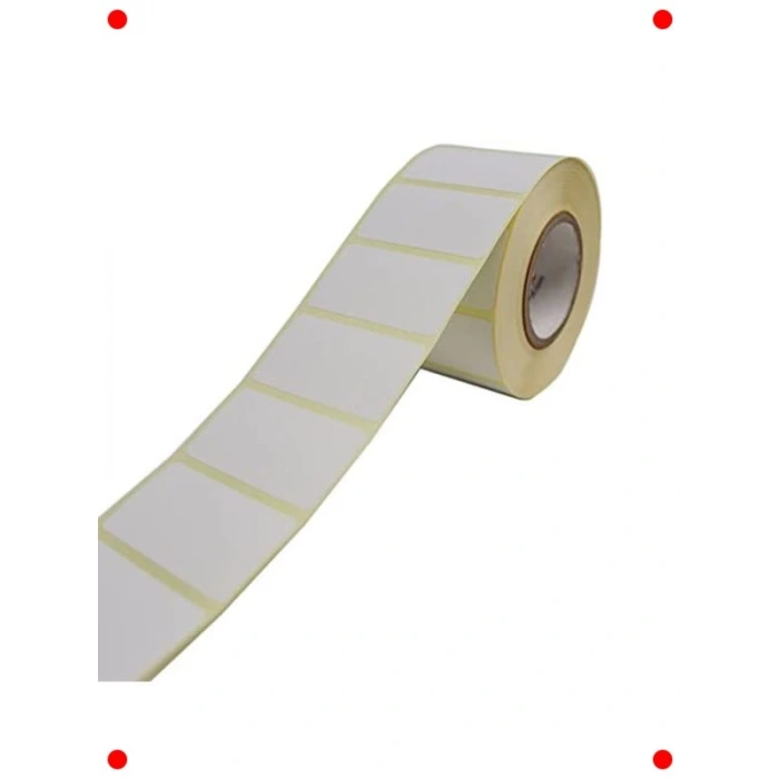 Kuşe Baskısız Barkod Yazıcı Etiketi - 45x25mm (1000 Adet)