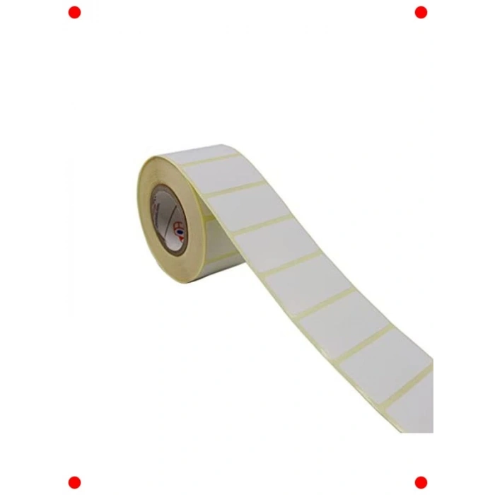 Kuşe Baskısız Barkod Yazıcı Etiketi - 45x25mm (1000 Adet)