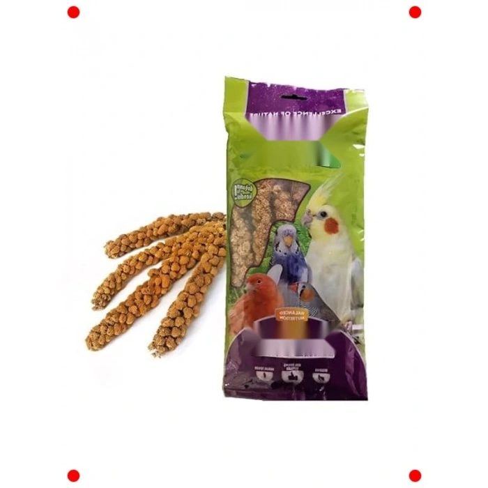 Kuşlar İçin Doğal Dal Darı Ödülü 5li Paket