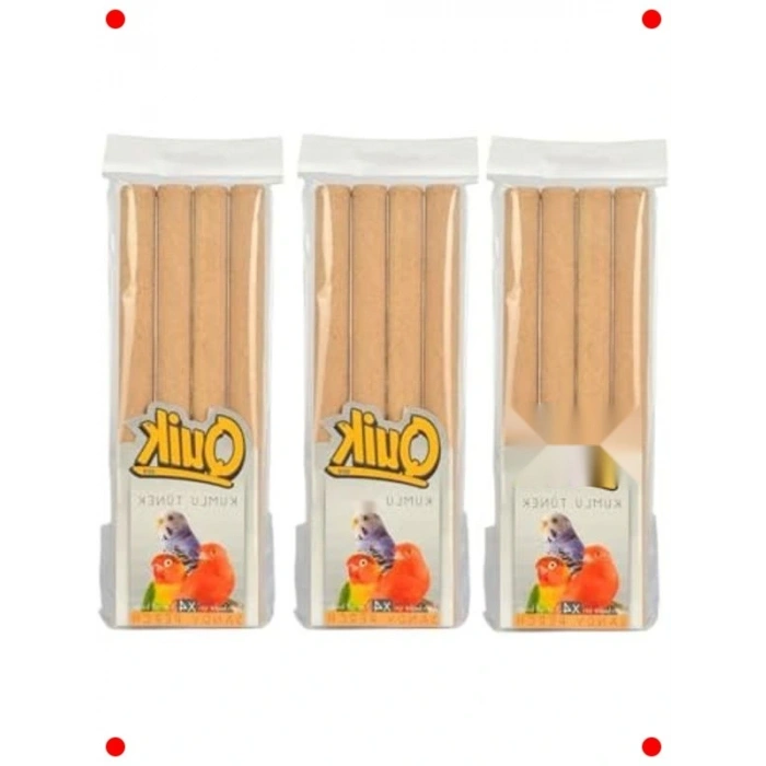 Kuşlar İçin Kumlu Tünek (4lü Set)