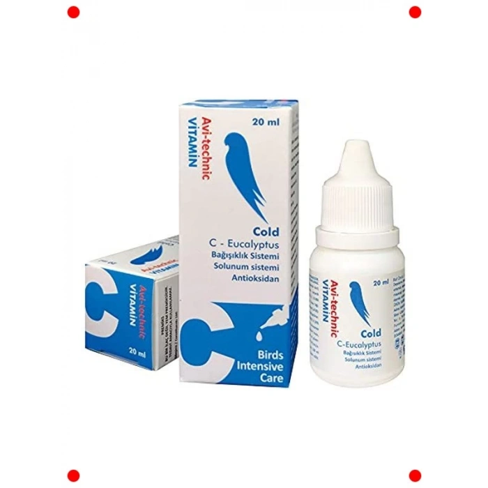 Kuşlar İçin Vitamin C Desteği - Solunum & Antioksidan 20ml