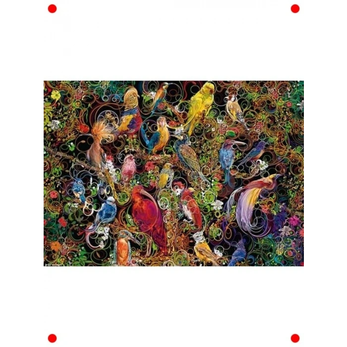 Kuşlar Temalı 1000 Parça Yetişkin Yapbozu