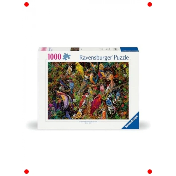 Kuşlar Temalı 1000 Parça Yetişkin Yapbozu