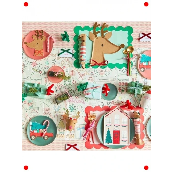 Kutlama Evi Temalı Parti Tabakları (8li)