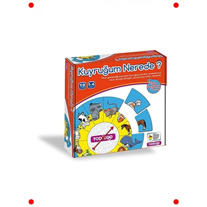 Kuyruğum Nerede? Eğlenceli Renkli Çocuk Kitabı