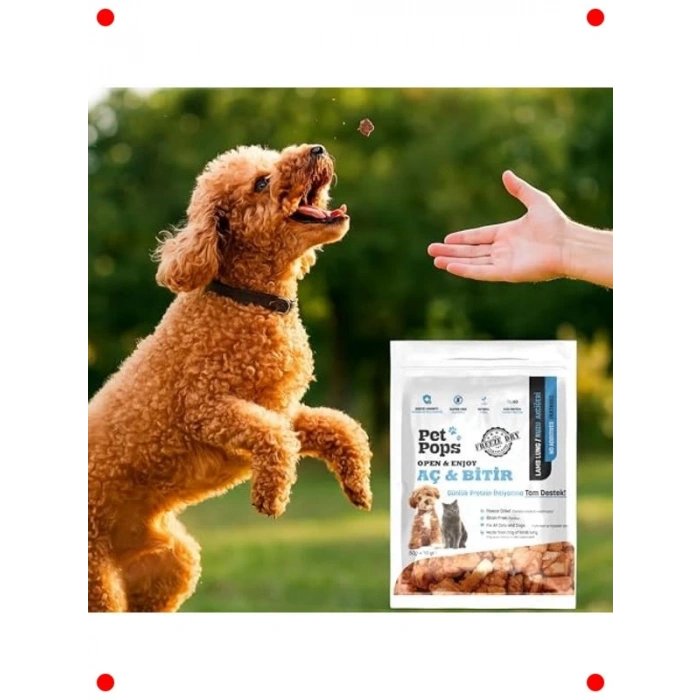 Kuzu Ciğer Freeze Dry Kedi & Köpek Ödülü