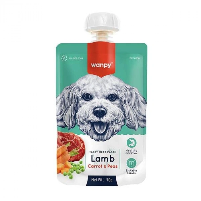 Kuzu Etli Havuçlu Köpek Et Ezmesi, 90 Gr