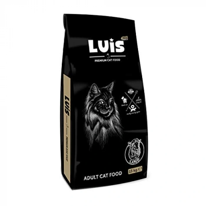 Kuzu Etli Kedi Maması, 15 kg