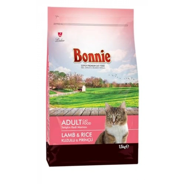 Kuzu ve Pirinçli Yetişkin Kedi Maması - 1.5 kg