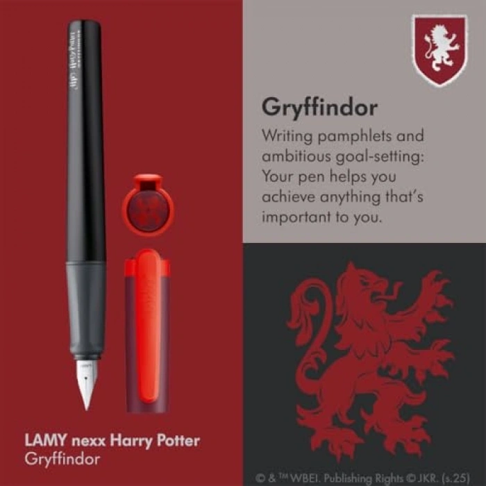 LAMY Nexx Dolma m Alünyum Gövde, M Uç, Gryffindor